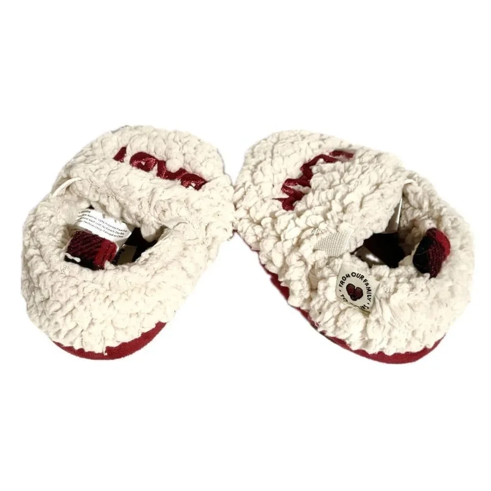 Dearfoams Baby Bear Faux Shearling Slippers
